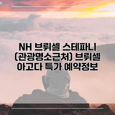 NH 브뤼셀 스테파니 (관광명소근처) 브뤼셀 아고다 특가 예약정보