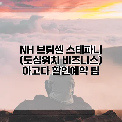 NH 브뤼셀 스테파니 (도심위치 비즈니스) 아고다 할인예약 팁