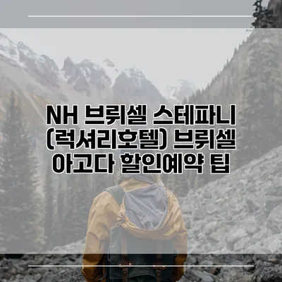 NH 브뤼셀 스테파니 (럭셔리호텔) 브뤼셀 아고다 할인예약 팁