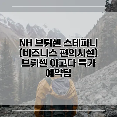 NH 브뤼셀 스테파니 (비즈니스 편의시설) 브뤼셀 아고다 특가 예약팁