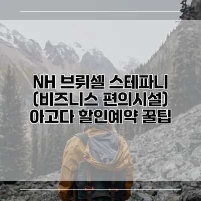 NH 브뤼셀 스테파니 (비즈니스 편의시설) 아고다 할인예약 꿀팁