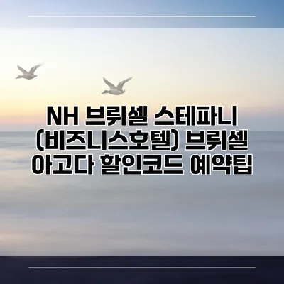 NH 브뤼셀 스테파니 (비즈니스호텔) 브뤼셀 아고다 할인코드 예약팁
