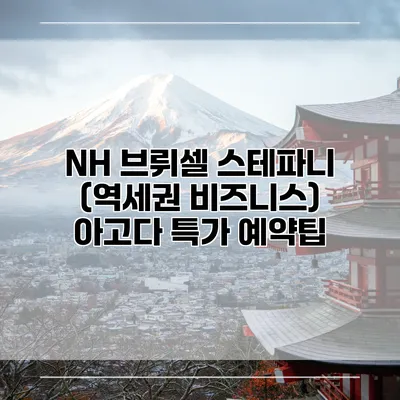 NH 브뤼셀 스테파니 (역세권 비즈니스) 아고다 특가 예약팁
