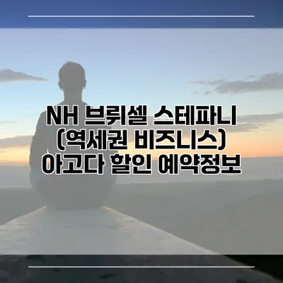 NH 브뤼셀 스테파니 (역세권 비즈니스) 아고다 할인 예약정보
