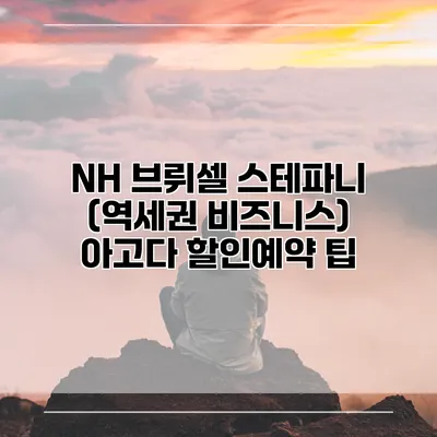 NH 브뤼셀 스테파니 (역세권 비즈니스) 아고다 할인예약 팁
