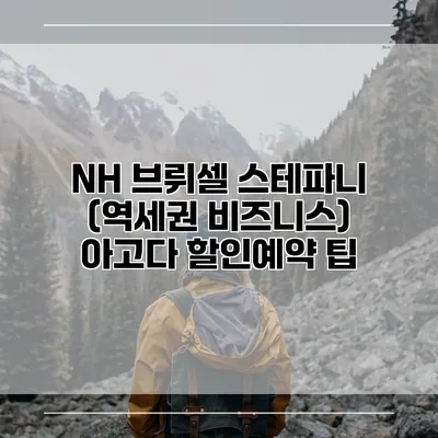 NH 브뤼셀 스테파니 (역세권 비즈니스) 아고다 할인예약 팁