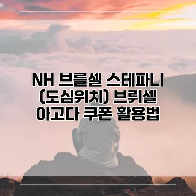 NH 브를셀 스테파니 (도심위치) 브뤼셀 아고다 쿠폰 활용법