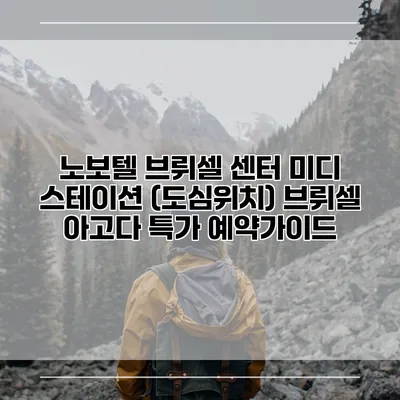 노보텔 브뤼셀 센터 미디 스테이션 (도심위치) 브뤼셀 아고다 특가 예약가이드