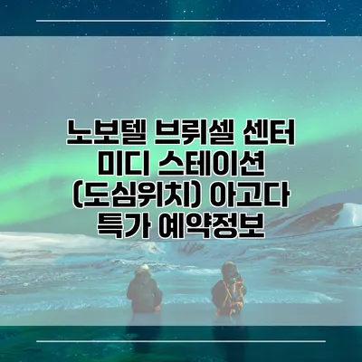 노보텔 브뤼셀 센터 미디 스테이션 (도심위치) 아고다 특가 예약정보