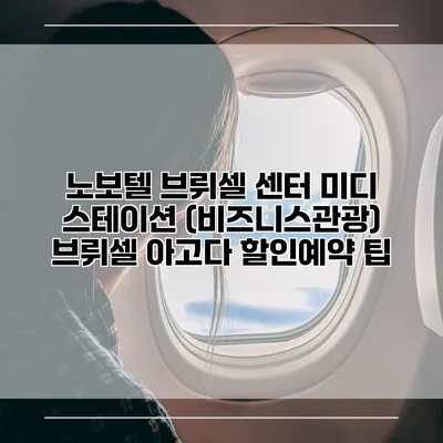 노보텔 브뤼셀 센터 미디 스테이션 (비즈니스관광) 브뤼셀 아고다 할인예약 팁