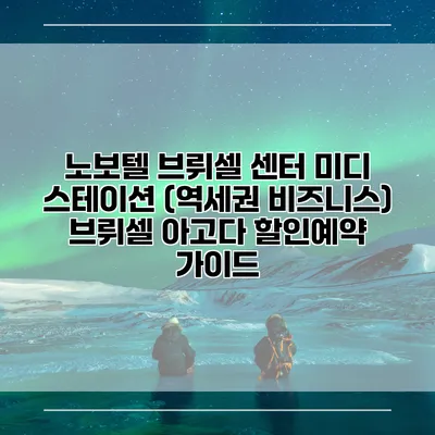 노보텔 브뤼셀 센터 미디 스테이션 (역세권 비즈니스) 브뤼셀 아고다 할인예약 가이드