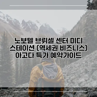노보텔 브뤼셀 센터 미디 스테이션 (역세권 비즈니스) 아고다 특가 예약가이드