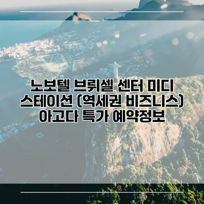 노보텔 브뤼셀 센터 미디 스테이션 (역세권 비즈니스) 아고다 특가 예약정보