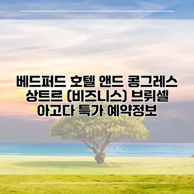 베드퍼드 호텔 앤드 콩그레스 상트르 (비즈니스) 브뤼셀 아고다 특가 예약정보