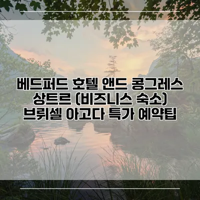 베드퍼드 호텔 앤드 콩그레스 상트르 (비즈니스 숙소) 브뤼셀 아고다 특가 예약팁