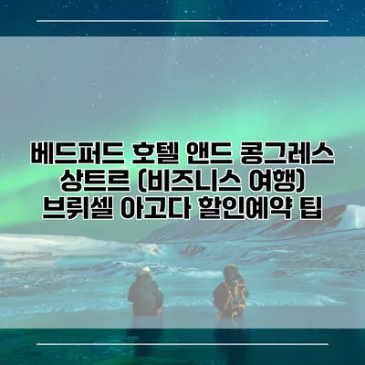 베드퍼드 호텔 앤드 콩그레스 상트르 (비즈니스 여행) 브뤼셀 아고다 할인예약 팁