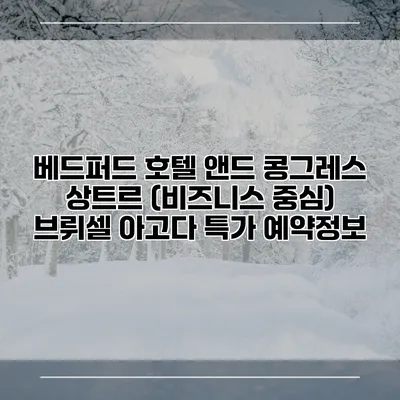 베드퍼드 호텔 앤드 콩그레스 상트르 (비즈니스 중심) 브뤼셀 아고다 특가 예약정보