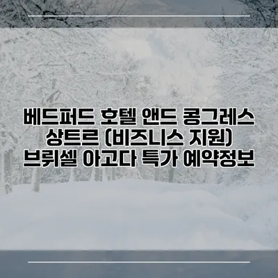 베드퍼드 호텔 앤드 콩그레스 상트르 (비즈니스 지원) 브뤼셀 아고다 특가 예약정보