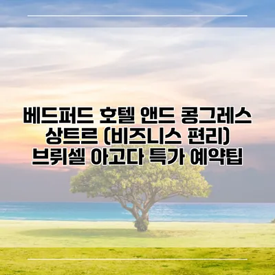 베드퍼드 호텔 앤드 콩그레스 상트르 (비즈니스 편리) 브뤼셀 아고다 특가 예약팁