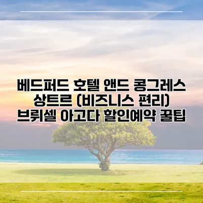 베드퍼드 호텔 앤드 콩그레스 상트르 (비즈니스 편리) 브뤼셀 아고다 할인예약 꿀팁