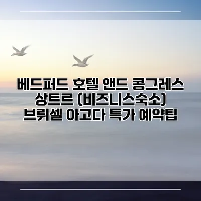 베드퍼드 호텔 앤드 콩그레스 상트르 (비즈니스숙소) 브뤼셀 아고다 특가 예약팁