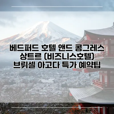 베드퍼드 호텔 앤드 콩그레스 상트르 (비즈니스호텔) 브뤼셀 아고다 특가 예약팁