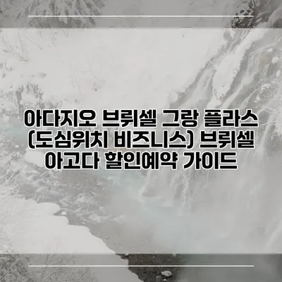 아다지오 브뤼셀 그랑 플라스 (도심위치 비즈니스) 브뤼셀 아고다 할인예약 가이드