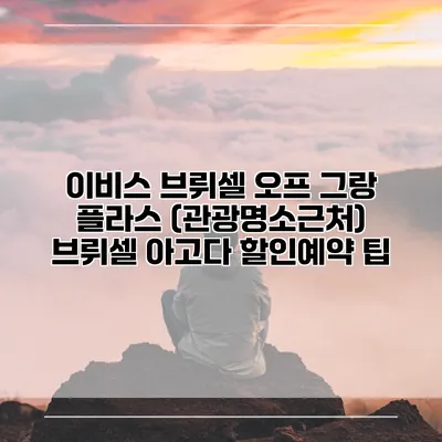이비스 브뤼셀 오프 그랑 플라스 (관광명소근처) 브뤼셀 아고다 할인예약 팁