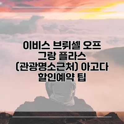 이비스 브뤼셀 오프 그랑 플라스 (관광명소근처) 아고다 할인예약 팁