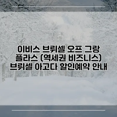 이비스 브뤼셀 오프 그랑 플라스 (역세권 비즈니스) 브뤼셀 아고다 할인예약 안내
