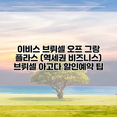 이비스 브뤼셀 오프 그랑 플라스 (역세권 비즈니스) 브뤼셀 아고다 할인예약 팁