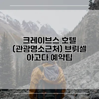 크레이브스 호텔 (관광명소근처) 브뤼셀 아고다 예약팁