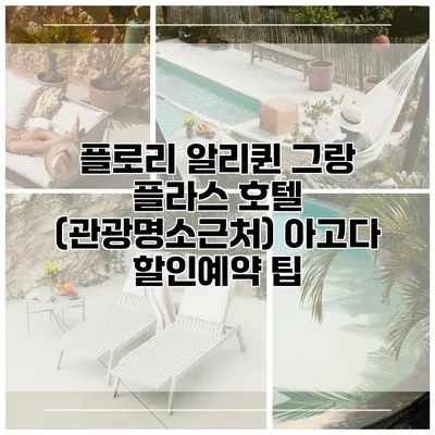 플로리 알리퀸 그랑 플라스 호텔 (관광명소근처) 아고다 할인예약 팁