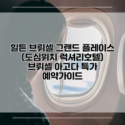 힐튼 브뤼셀 그랜드 플레이스 (도심위치 럭셔리호텔) 브뤼셀 아고다 특가 예약가이드